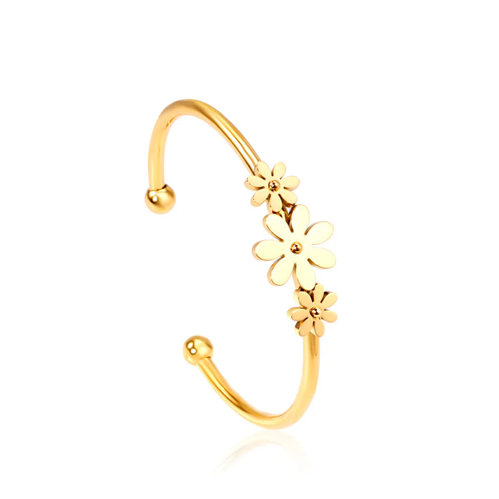 Golden Daisy Meadow Bangle