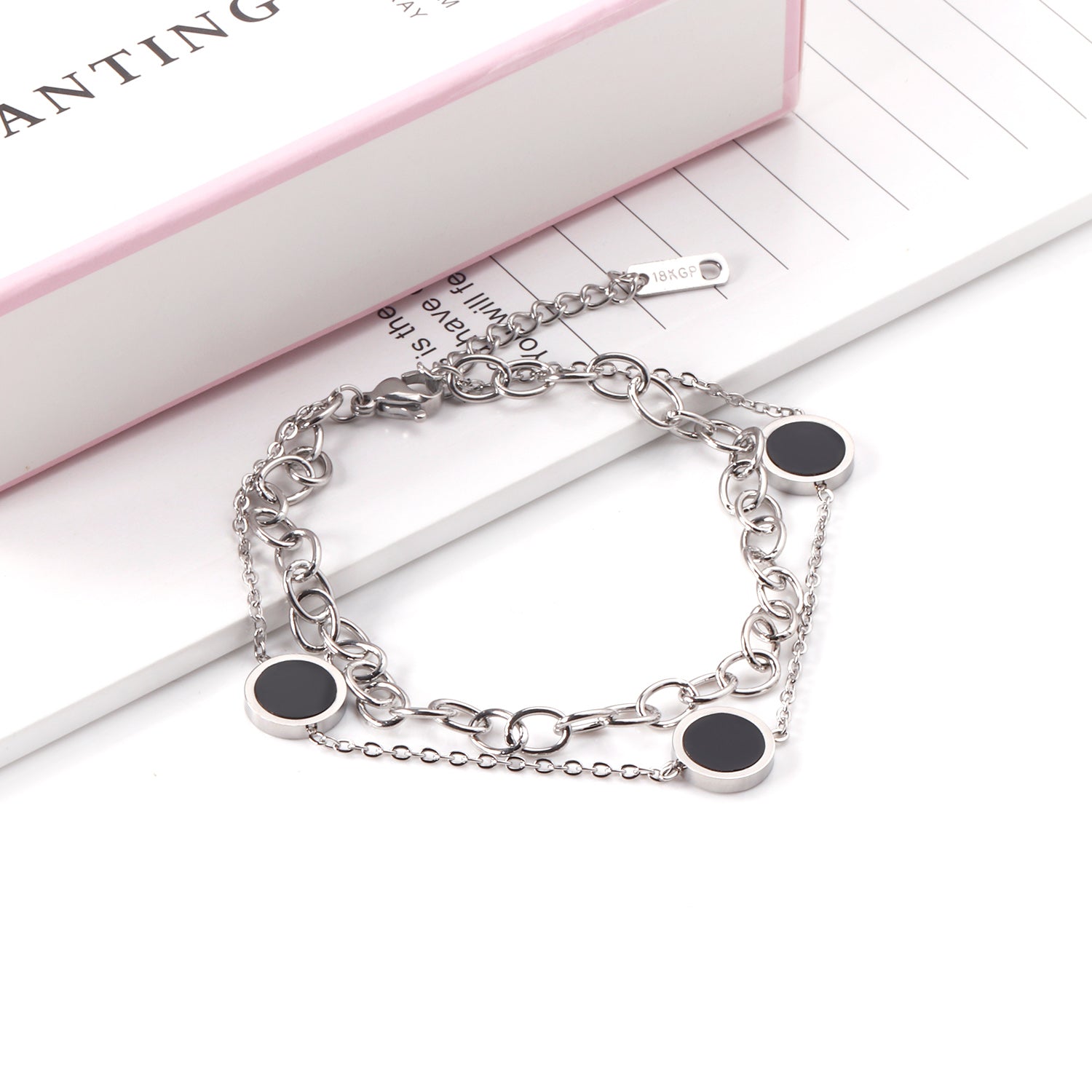 Timeless Medallion Double-Layer Bracelet