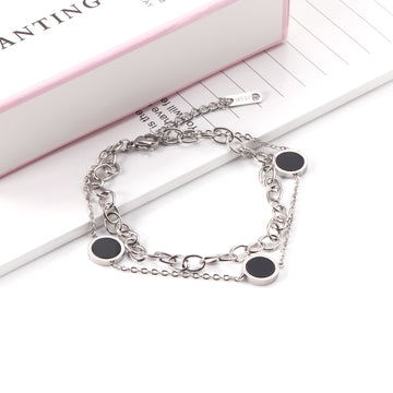 Timeless Medallion Double-Layer Bracelet