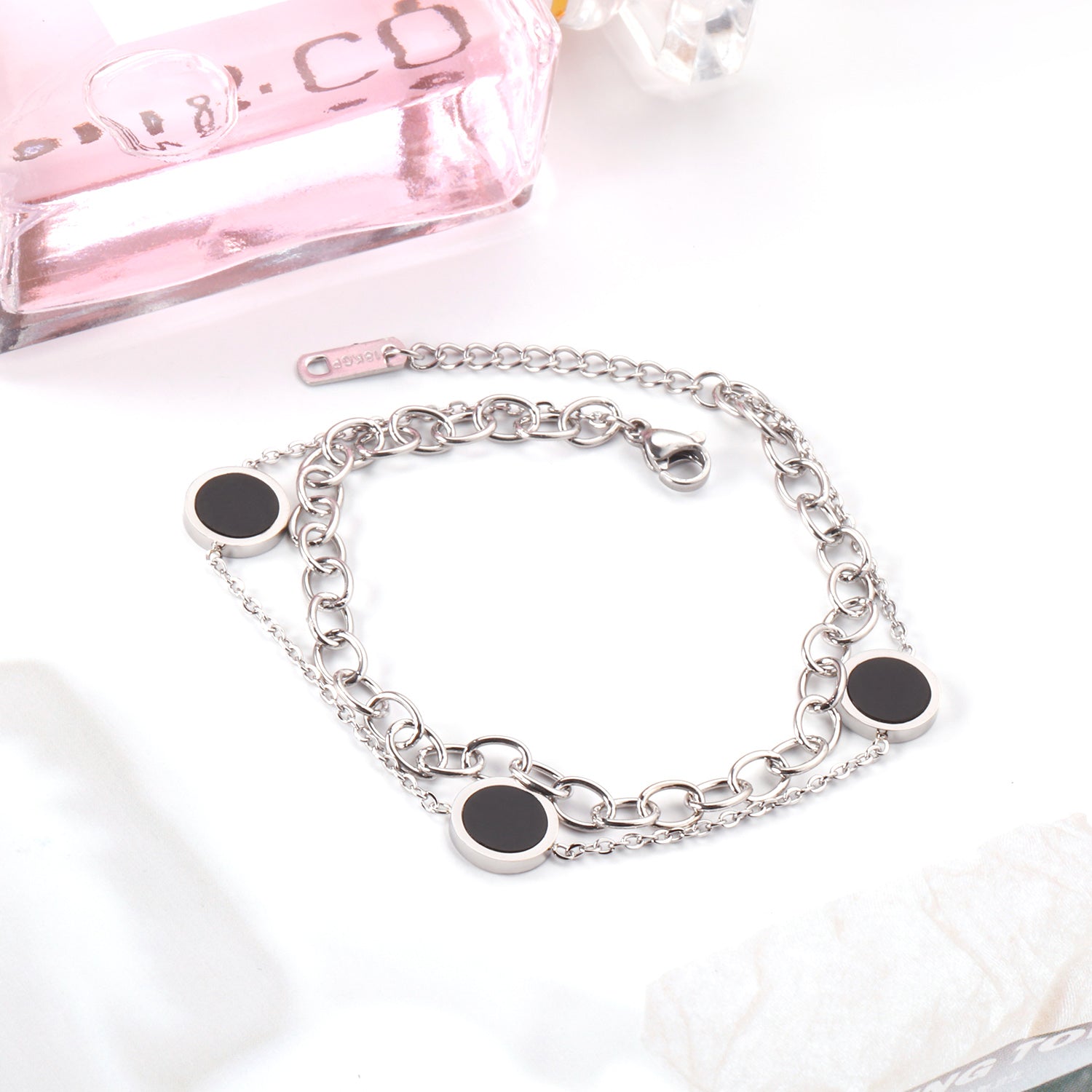 Timeless Medallion Double-Layer Bracelet