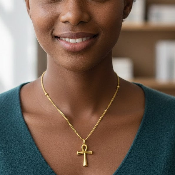 Ankh Cross Pendant Necklace